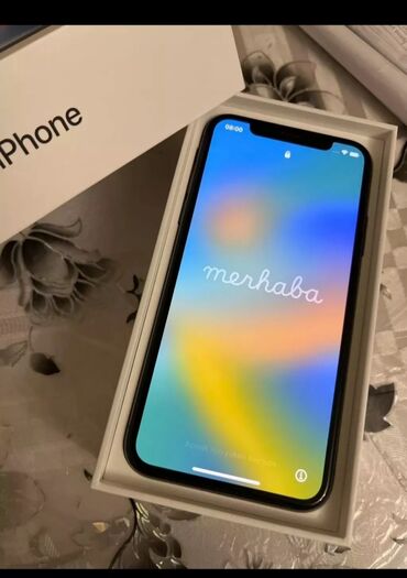 iphone x mini: IPhone X, 128 GB, Zəmanət, Face ID, Sənədlərlə