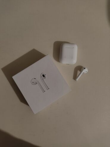 купить правый наушник airpods 2 бу: Каптагычтар, Apple, Колдонулган, Электр зымсыз (Bluetooth), Классикалык