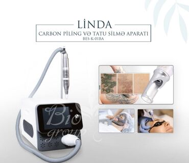 permanent aparatı: Karbon pi̇li̇nq, tatu və permanent tatuaj si̇lmə aparati