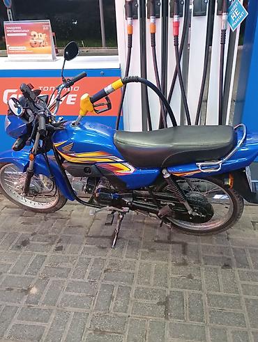 мото honda: Классический мотоцикл Honda, 100 куб. см, Бензин, Взрослый, Б/у — 1