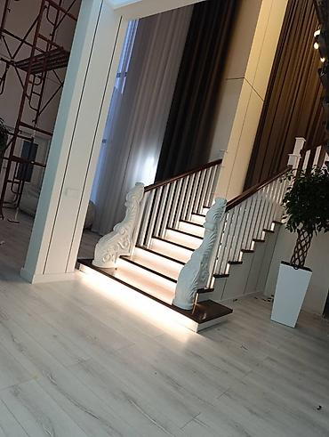 Обшивка лестниц: Лестница на заказ,,, Каражыгач, Жангак, Сосна, Фанера шпон. Баалар — 5