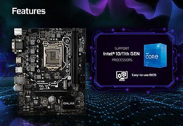 Комплектующие для ПК: Материнская плата для ПК, Б/у, LGA1200, Micro-ATX — 3