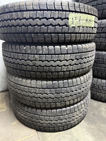 шины на gx: Шиналар 175 / 75 / R 15, Кыш, Колдонулган, Комплект, Жүк ташуучу унаалар/Автобустар, Жапония, Dunlop