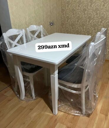 Ev üçün mebel: Mətbəx üçün, Yeni, 4 stul