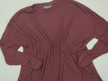 bordowa spódnice plisowane: Sweter, Primark, L, stan - Dobry