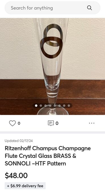 Čaše: Case kristal Ritzenhoff za dvoje,vinske Monica Moro i Anja Kroencke — 4