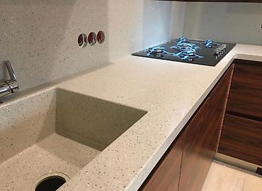 каменные мойки: Искусственный камень! Столешница - Кухня Компания Solidsurface — 6
