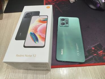 Процессоры: Redmi, Redmi Note 12, Б/у, 128 ГБ, цвет - Голубой, 2 SIM