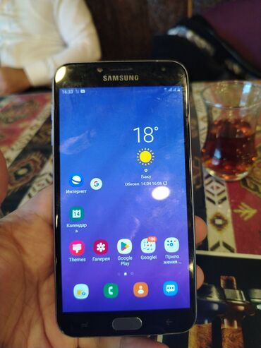 samsung j4 core qiymeti: Samsung Galaxy J4 2018, 16 GB, rəng - Boz, İki sim kartlı