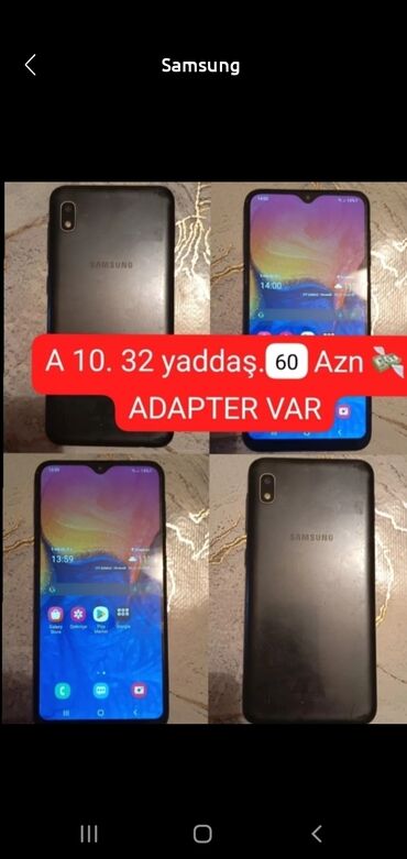 samsung t400: Samsung Galaxy A10, 32 GB, rəng - Bej, Barmaq izi