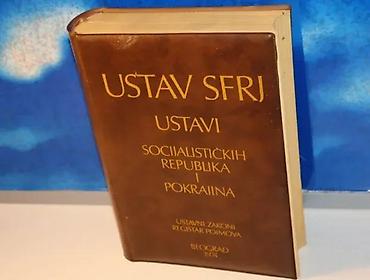 smart gitara: USTAV SFRJ Beograd 1974kožni povez 24 cmbez prvog predlistastanje vrlo — 3