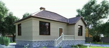 villa evlər: 3 otaqlı, 80 kv. m, Təmirsiz