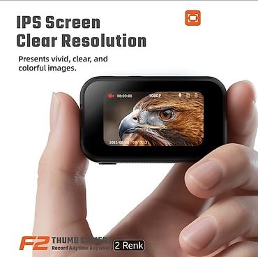 ip camera: Mini Geyilə bilən Aksiyon Kamerası – F2 Thumb Camera - Kompakt — 3