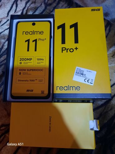 телефоны реалми: Realme 11 Pro Plus, Б/у, цвет - Черный, 2 SIM