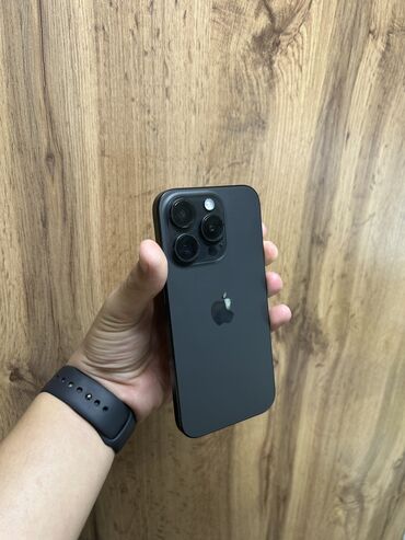 айфон корея: IPhone 15 Pro, Колдонулган, 256 ГБ, Black Titanium, Коргоочу айнек, Каптама, Бөлүп төлөө менен, 87 %