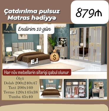 Qab-qacaq və mətbəx ləvazimatları: Yataq desti