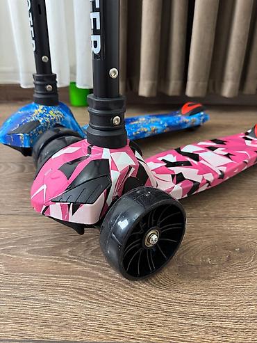 Детские самокаты: Детский самокат с подсветкой и музыкой (для детей от 2 до 6 лет) — 4