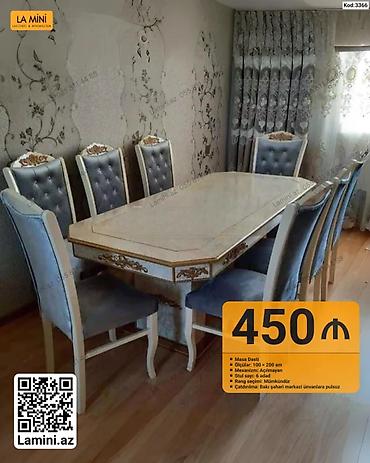 Məhsul: Masa Dəsti (Kod: 3366) - Ölçülər: 100 × 200 sm - Mexanizm