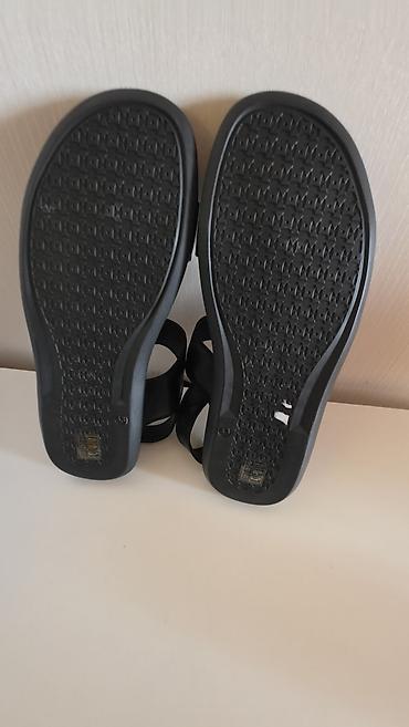 bağlı sandallar: DESA kişi sandaleti Yeni. - Rəng: qara - Material: təbii dəri üst — 4