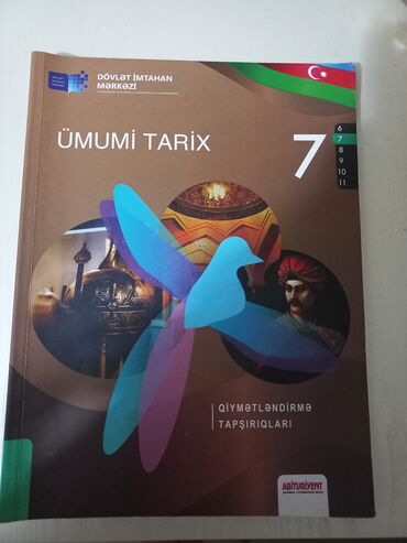 umumi tarix 8 metodik vesait: Ümumi tarix 7ci sinif test kitabı 2021ci il nəşr çox az istifade