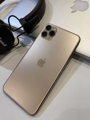 iphone x новый: IPhone 11 Pro Max, Б/у, 256 ГБ, Золотой, Чехол, Коробка, 74 %