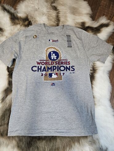 Majice: Majica na kratke rukave, S, bоја - Siva, Pamuk — 7