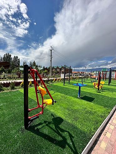 Иссык-Куль 2026: Коттедж, коттедж с тремя спальными ЦО Радуга West, Кош-Кол, Детская площадка, Парковка, стоянка, Охраняемая территория — 19