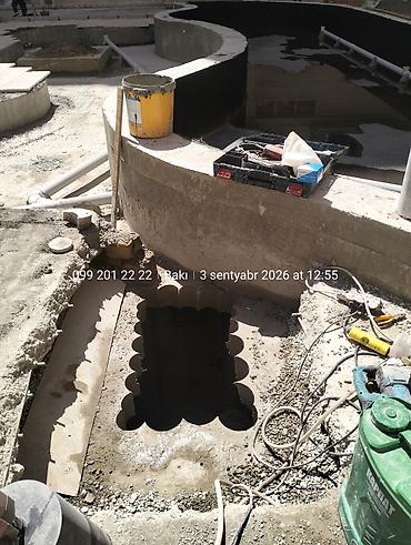 Бетонные работы: BETON DESME BETON KESME:050-220-08-78 Beton, dəmir-beton və daş — 5
