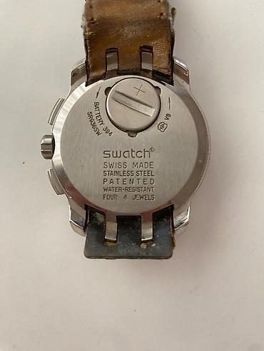 Aksesuarlar: Swatch qol saatı – İsveçrə istehsalı - Korpus: paslanmayan polad — 2