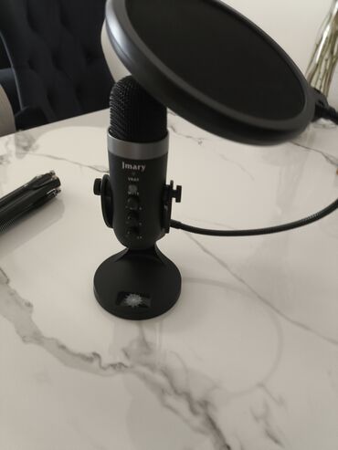 купить микрофон для компьютера в бишкеке: Микрофон jmary MC-PW8 с поп-фильтром и пантографом (держателем). Этот