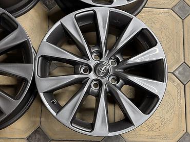 01: Литые Диски R 17 Toyota, Комплект, отверстий - 5, Б/у — 6
