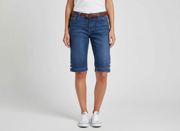 kl m shorts jeans manila krótkie spodenki: Szorty damskie, rozmiar L