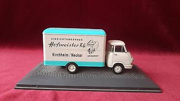 forward apache: 1960 Hanomag Kurier facility steward white green — 5