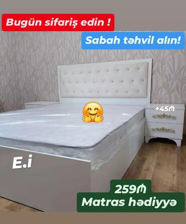 ucuz taxt kravat: Çarpayı yeni iki nəfərlik taxt