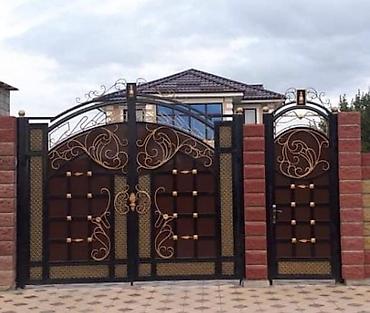 Распашные ворота: Металлические ворота и калитки под заказ - Изготовление распашных и — 48