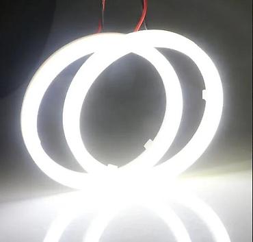 bež: Led prstenovi angel eyes - vise dimenzija. Extremno jaki COTTON LED — 7