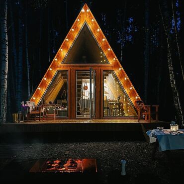 строительство деревянных домов под ключ: Модульные и каркасные дома под ключ - Современные проекты: A‑frame