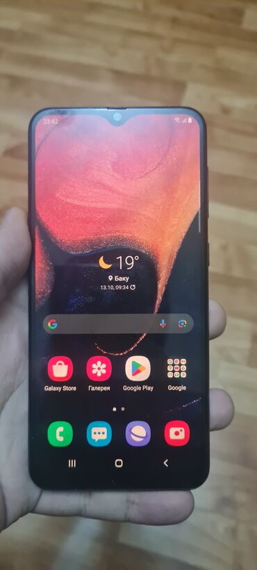 irşad electronics samsung a50: Samsung Galaxy A50, 128 GB, rəng - Göy, Sensor, İki sim kartlı, Face ID