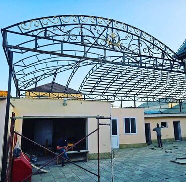 арка навес: HAZIR Naveslər və naves i̇şləri̇ni̇n görülməsi̇ her cür metal