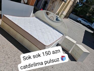örtü: Taxt 2 tumba satilir 150 azn ölçü 180*2 m bazasız ortopetik döşək