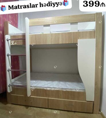 İkimərtəbəli uşaq çarpayıları: Oğlan və qız üçün, Çarpayı, Matras ilə, Siyirməli -da lalafo.az — 7 İkimərtəbəli uşaq çarpayıları: Oğlan və qız üçün, Çarpayı, Matras ilə, Siyirməli — 7
