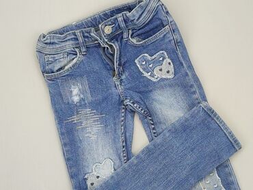 koszula i dzinsy: Jeans, H&M, 4-5 years, 104/110, condition - Perfect