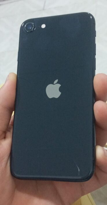 IPhone SE 2020, 64 GB, Jet Black, Zəmanət, Barmaq izi, Simsiz şarj
