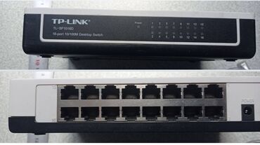 4ж модем: Коммутатор 16 портовый TP-LINK TL-SF1016D 16-Port 100Mbps Desktop