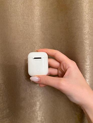 bluetooth qulaqliq: İşlənmiş Simsiz (Bluetooth) Qulaqcıqlar, Apple, rəng - Ağ — 1