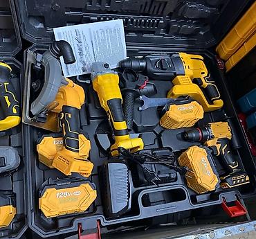 гайковерты: Набор аккумуляторного инструмента Milwaukee M18: Состав — 7