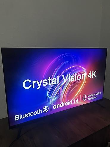 Телевизор Crystal Vision 4K Smart TV - Диагональ: примерно 43–50"