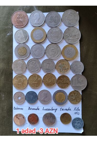 Sikkələr: 1923 il, Vəziyyəti: Yaxşı — 6