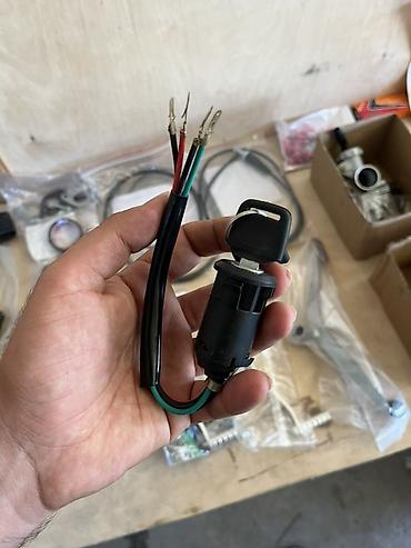 moto səs boğucu: Moped/skuter üçün karbürator və aksesuar dəsti Məhsulun tərkibi: - — 7