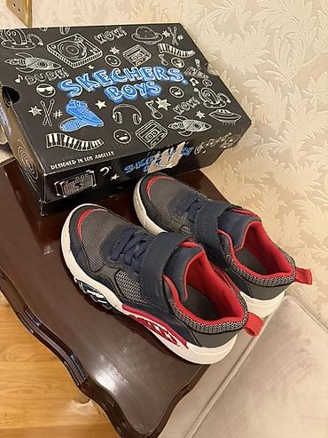 Uşaq dünyası: Rəng - Göy Krossovkalar, Skechers, Ölçü: 34, Oğlan üçün — 1